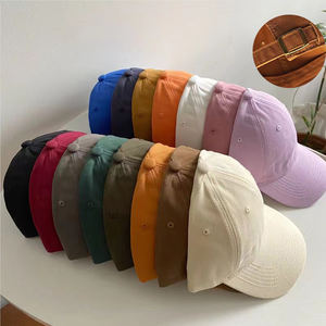 40 Couleurs Expédition rapide Coton lavé Uni Soft Top Colorful Blank Dad Hat Unstructured Sport Baseball Cap - Product Image 3