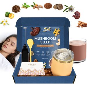 Poudre de champignons biologiques OEM pour le sommeil – Mélange Reishi et Queue de dinde pour un sommeil naturellement apaisant avec <span class=keywords><strong>tisane</strong></span> pour le soutien du sommeil et la relaxation - Product Image 1