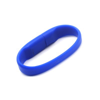 Gelang karet USB Flash Drive 32GB, gelang karet USB Flash Drive silikon murah MOQ rendah