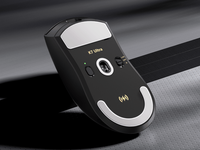 Ratón Inalámbrico para Juegos MCHOSE K7 Ultra, Ratón Ergonómico Ligero para Juegos, Ratón para Juegos con Sensor Óptico Tri-Modo PAW3950
