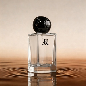 Flacons de <span class=keywords><strong>parfum</strong></span> classiques en verre, 30 ml, mini flacon carré de 50 ml avec bouchon beret, style luxueux, fond épais, en stock - Product Image 5