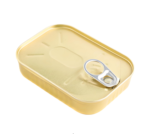 Rectangular <strong>Tin</strong> Can <strong>Empty</strong> <strong>Sardine</strong> <strong>Tins</strong> for Packaging Food - Product Image 2