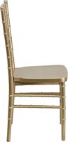 Chaise élégante pour les occasions de mariage, chaise de banquet au design en bambou blanc pour les salles de banquet et les événements sociaux