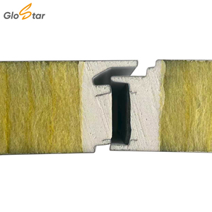 Panel Sándwich de Acero con Aislamiento de Lana de Roca Ignífuga Glostar A1, Panel de Purificación, Placa de Techo, Prevención de Incendios - Product Image 2