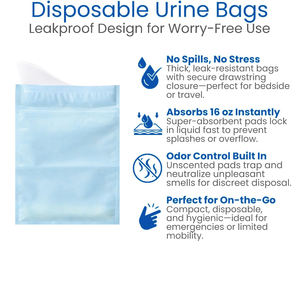 Bolsas de Orina Desechables Portátiles para Emergencias, Atascos de Tráfico, Camping, Viajes en Auto - Product Image 5