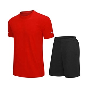 Top vente séchage rapide Polyester Tennis vêtements vêtements d'entraînement hommes ensemble court femmes vêtements de sport ping-pong volley-ball Badminton maillot - Product Image 1