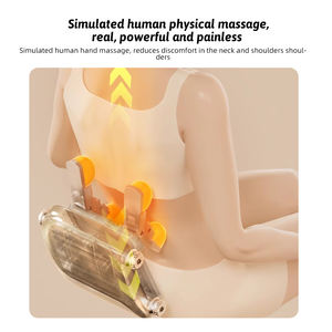 2025 nuevo amasado eléctrico Relax Shiatsu luz roja calefacción cuerpo completo Silla de masaje vibratorio cojín de asiento de coche para el hogar - Product Image 4