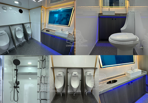 Remolques de Baño Portátiles Modulares Temporales de Diseño Moderno 2025, Fabricados con Moldeo Rotacional de Polietileno - Product Image 5