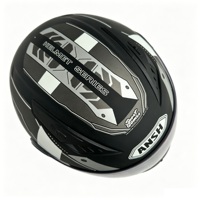 Casques de moto intégraux noirs de haute qualité OFUN – Vente en gros, publicité, personnalisation des autocollants, tailles L et XL pour homme