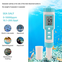Vente chaude plus récent 7 en 1 stylo étanche type ph-mètre TDS/EC/PH/salinité/TEMP/ORP ph mètre testeur numérique