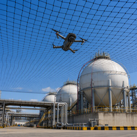 Filet d'interception de drones en PP ignifuge haute résistance, résistant aux UV, anti-UAV, pour sites critiques