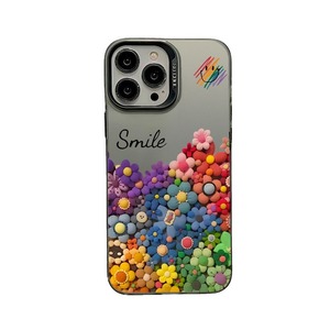 Custodia per telefono con fiore colorato con IMD, design personalizzato, <span class=keywords><strong>Cover</strong></span> rigida antiurto per telefono cellulare, per <span class=keywords><strong>Iphone</strong></span> 17, 15, 14 Pro - Product Image 6