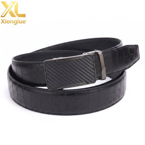 Nuevos Cinturones de Cuero Genuino de Vaca para Hombre con Hebilla Automática, Cinturón de Trinquete de Primera Capa al por Mayor, Logotipo Personalizado de Fábrica para Hombre - Product Image 3