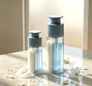 Flacone con Pompa a Doppia Camera da 100ml e 500ml <span class=keywords><strong>per</strong></span> <span class=keywords><strong>Lozione</strong></span> e Shampoo, Personalizzabile con Logo, Vendita all'Ingrosso - Product Image 1