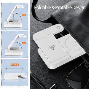 Station de charge sans fil magnétique 3 en 1 à charge rapide pour Samsung, pour <span class=keywords><strong>Galaxy</strong></span> <span class=keywords><strong>Buds</strong></span>, pour Samsung Watch, chargeur sans fil - Product Image 6