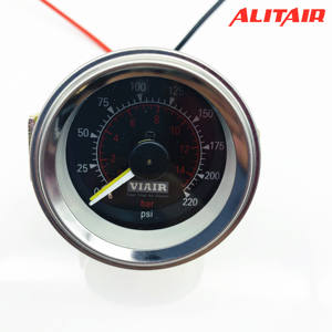 Kit de suspension pneumatique ALITAIR 160 PSI avec manomètre à aiguille simple et manomètre à double aiguille, suspension pneumatique - Product Image 2