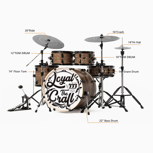 Nouvel Ensemble Batterie <span class=keywords><strong>de</strong></span> Jazz Professionnel en Bois <span class=keywords><strong>de</strong></span> Peuplier Double Face Haute Qualité 333 – Vente Directe Fabricant - Product Image 3