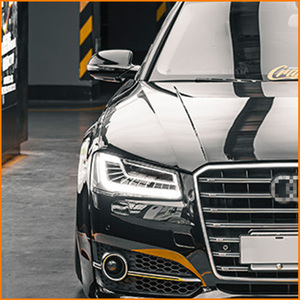 Pour <span class=keywords><strong>Audi</strong></span> <span class=keywords><strong>A8</strong></span> <span class=keywords><strong>D4</strong></span> 2011 à 2017 Facelift, mise à niveau des phares Matrix LED haute configuration, clignotants séquentiels, ensemble de phares avant noirs - Product Image 6