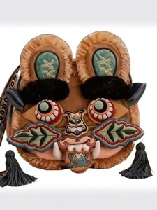 Bolso Bandolera Tradicional Chino con Cabeza de Tigre, Hecho a Mano, Bordado en Algodón, Estilo Nacional, para Mayores de 5 Años, Unisex - Product Image 1