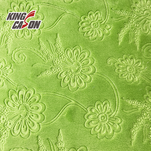 Kingcason nouveau Design deux côtés brosse Plaid tricoté gaufrage flanelle pour l'Algérie couette/couverture/marché de l'Équateur - Product Image 3