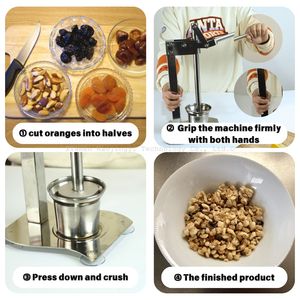 Presse-agrumes <span class=keywords><strong>manuel</strong></span> en acier inoxydable pour citrons et citrons verts - Appareil de cuisine facile à nettoyer - Product Image 3