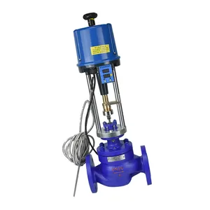 Manufacturer supply electric temperature control regulating valve durable flange regulator valve customized