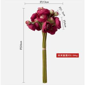 ช่อดอกขนาดเล็กทรงดอกบัว,ขนาดเล็กสำหรับตกแต่งผ้าไหม - Product Image 6