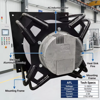 Ventilateur extracteur radial industriel B3P310-EC137-010 avec pales en aluminium, sur pied, tension 3~380V
