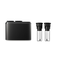 Diffuseur d'aromathérapie intelligent à double buse de conception nouvelle, luxe, lumière LED, contrôlé par application, rechargeable par USB, humidificateur