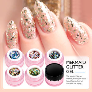 الجملة عالية الجودة حورية البحر بريق جل 24 لون بريق فوق البنفسجية هلام البولندية OEM/ODM - Product Image 5