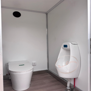 Kullanıcı dostu düzeni ve düşük su tüketimi özellikleri ile kompakt taşınabilir tuvalet römork - Product Image 4