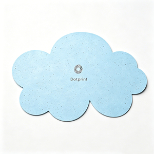 Carte en papier semence écologique en forme de nuage, logo personnalisé, estampage à chaud, papier plantable pour invitations de <span class=keywords><strong>mariage</strong></span> et cadeaux d'affaires - Product Image 5