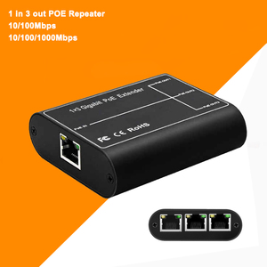 OEM 1000Mbps Gigabit 4-<b>Port</b> POE Repeater Extender for CCTV Camera 1 3 <b>Ports</b> 100m Long Range Ethernet Network Switches - Product Image 3