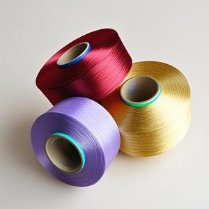 Haute qualité écologique 75D 100D 150D 300D 450D 600D 36F 48F 144F dessiner fil texturé nylon Dty fil polyester Dty - Product Image 3