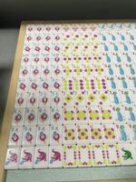 Mahjong Acrílico Moderno de Lujo Americano, Doble Capa, Combinación de Colores, Fichas con Números en Inglés, Diseño Creativo de Cocodrilo, 4 Jugadores