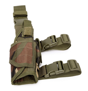 GS02 Khaki Green Black Camouflage Waist and Leg Fix <b>Attach</b> Tools Holsters <b>Molle</b> Platform - Product Image 6