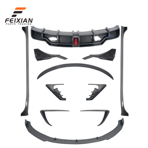 Pour Tesla Model 3 2019-2024 Kit Carrosserie Complet (Lèvre Avant, Lèvre Arrière, Jupes Latérales, Ailerons Latéraux, Canards de Pare-chocs) en ABS Poli, Installation Facile - Product Image 2