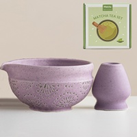 Nouvel ensemble d'outils à matcha en céramique et porcelaine de style nordique, cuillères, ensemble de cérémonie du thé de marque
