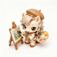 Figurine de Cheval en PVC Personnalisable et Amusante, Boîte Mystère 9cm, Jouet Promotionnel, Figurine de Collection Designer, Cadeau, Jouet d'Art, Collections