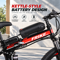Vélo de montagne électrique pliable haute vitesse 26 pouces 250W 36V 8Ah 10Ah Suspension intégrale 21 vitesses Freins à disque mécaniques Vélo électrique à frein à disque