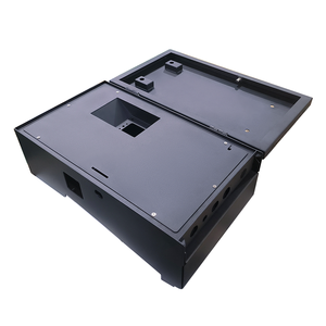 Tùy chỉnh tấm kim loại nhôm Bộ phận chế tạo cắt Laser điện bao vây dập thép không gỉ sơn tĩnh điện kết thúc - Product Image 1