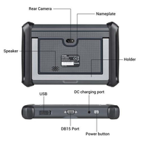 XTOOL X100 PADS V2.0 Programmeur de clés Scanner automobile Lecture/écriture de puces IMMO Toutes clés perdues Outil de diagnostic OBD2 avec CANFD DOIP