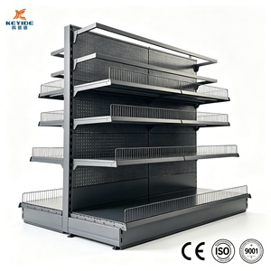 Estantería Góndola Metálica Ajustable de Acero Estilo Europeo Tego con Perforaciones para Exhibición en Supermercados y Minoristas - Product Image 4