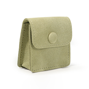 <span class=keywords><strong>Sacco</strong></span> di gioielli in pelle scamosciata in microfibra Premium con blocco a bottone per confezione regalo e protezione da viaggio - Product Image 4
