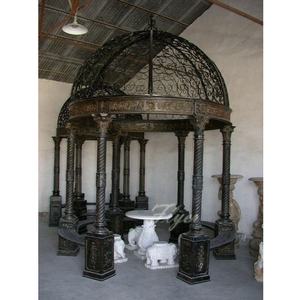 Gazebo <span class=keywords><strong>de</strong></span> <span class=keywords><strong>hierro</strong></span> fundido para exteriores, <span class=keywords><strong>pérgolas</strong></span> grandes y modernas <span class=keywords><strong>de</strong></span> Metal, para jardín - Product Image 2