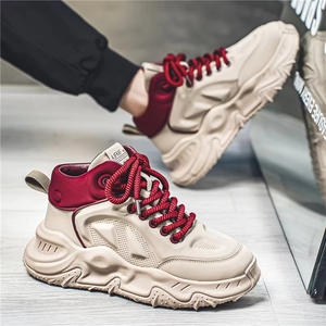 Zapatillas deportivas <span class=keywords><strong>de</strong></span> media caña para hombre, para uso diario, con suela gruesa, antideslizantes, transpirables, multicolor, personalizadas, estilo walking. - Product Image 2