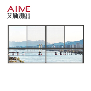 Fenêtres à battant en aluminium noir moderne Double vitrage Verre à impact élevé Installation facile Tache de rendement optimum - Product Image 2