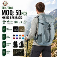 Sac à dos de randonnée léger en nylon imperméable 28L pour le trekking, l'escalade et les activités sportives en plein air