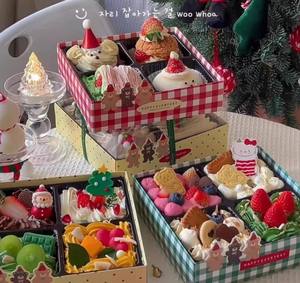 <span class=keywords><strong>Petit</strong></span> <span class=keywords><strong>chaperon</strong></span> rouge quatre boîte de bonheur gâteau Dessert et pique-nique boîte d'emballage pour quatre palais Camping utilisation alimentaire - Product Image 3