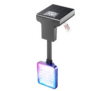 Luces Solares para Piscinas LightHacker, con Termómetro LCD, 10 Modos de Luz, Apagado Automático y Temporizador, Impermeables, 1 Unidad - Product Image 1